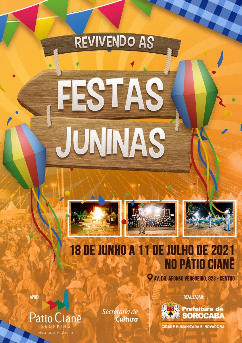 PÁTIO CIANÊ SHOPPING RECEBE A EXPOSIÇÃO RELEMBRANDO AS FESTAS JUNINAS PARA CELEBRAR A TRADICIONAL COMEMORAÇÃO