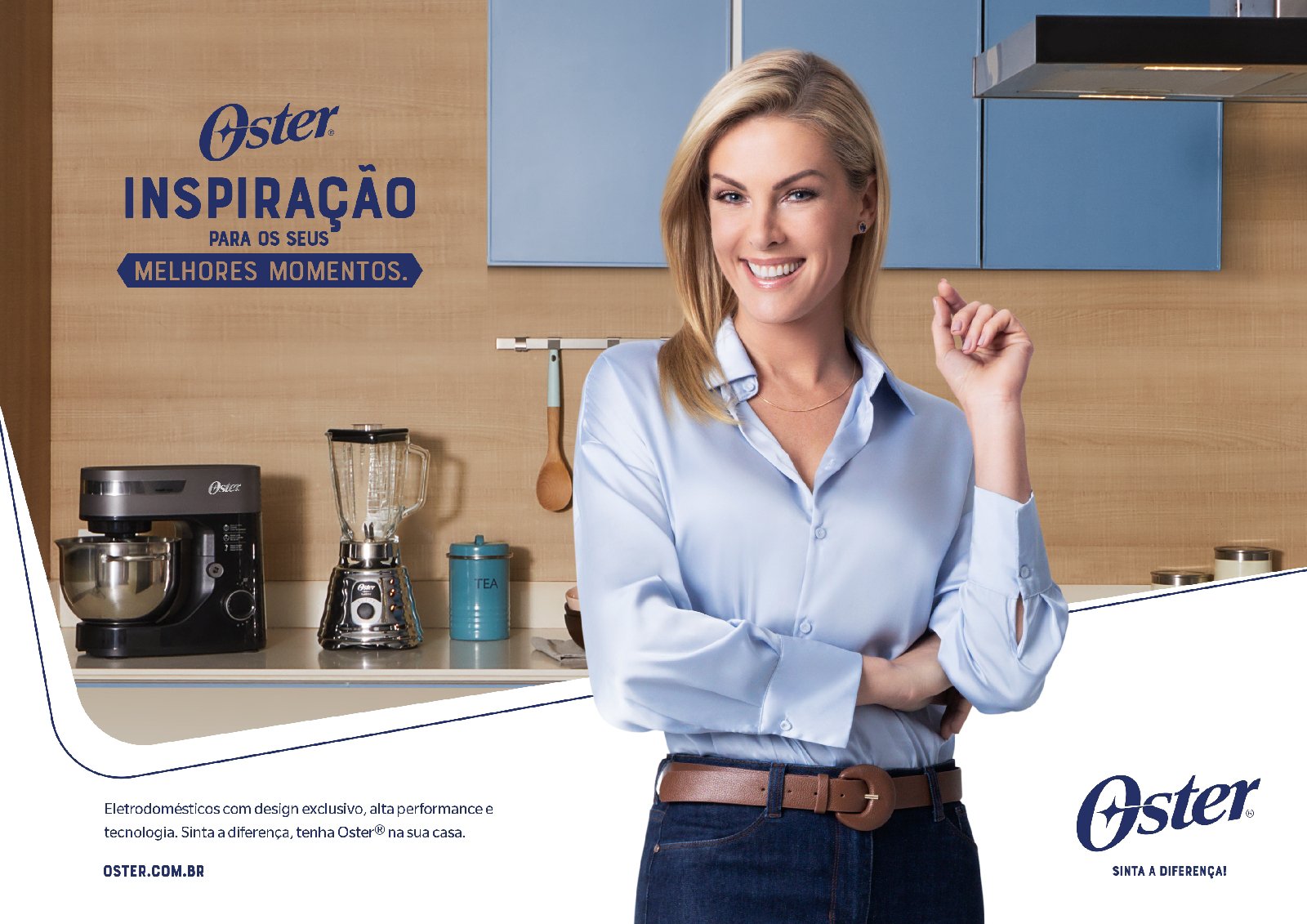 Ana Hickmann é a nova embaixadora da Oster®