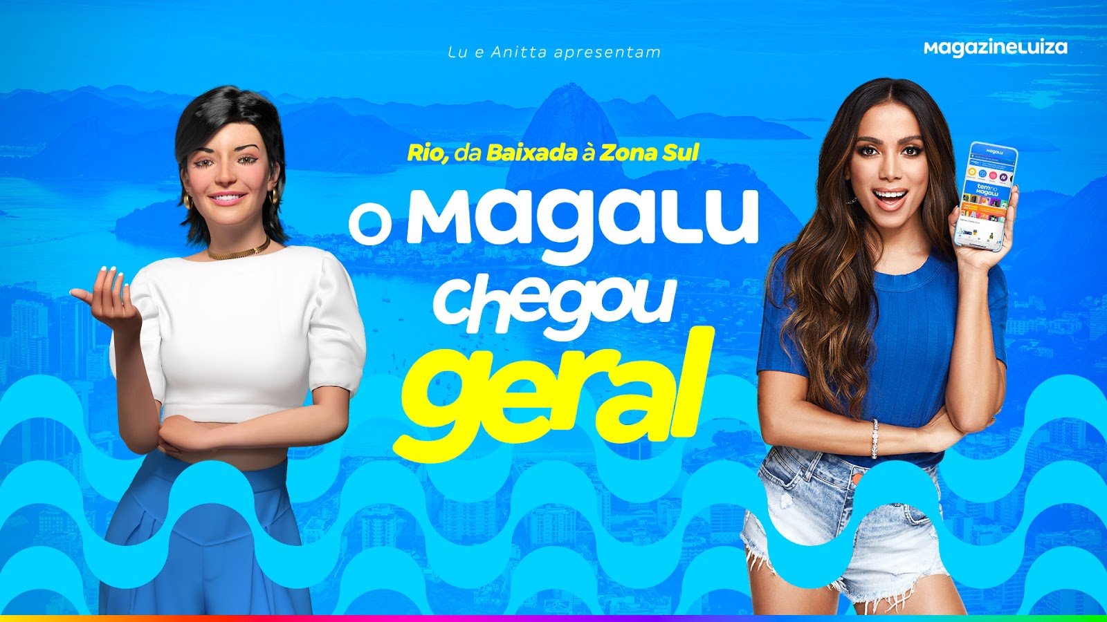 Magalu cria hit com Lu e Anitta para marcar chegada ao Rio