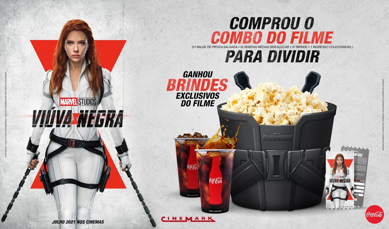 Viúva Negra' estreia nas telas do Cinemark Shopping Market Place