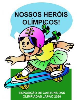 Exposição virtual de cartuns retrata os "Nossos Heróis Olímpicos"