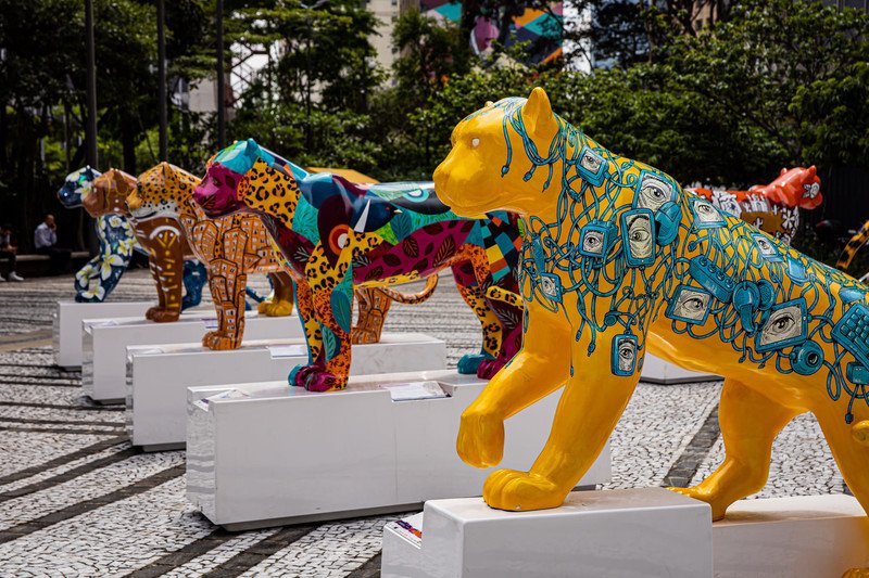 Invasão de onças-pintadas em BH: está dada a largada para os artistas se inscreverem na Jaguar Parede BH 2021