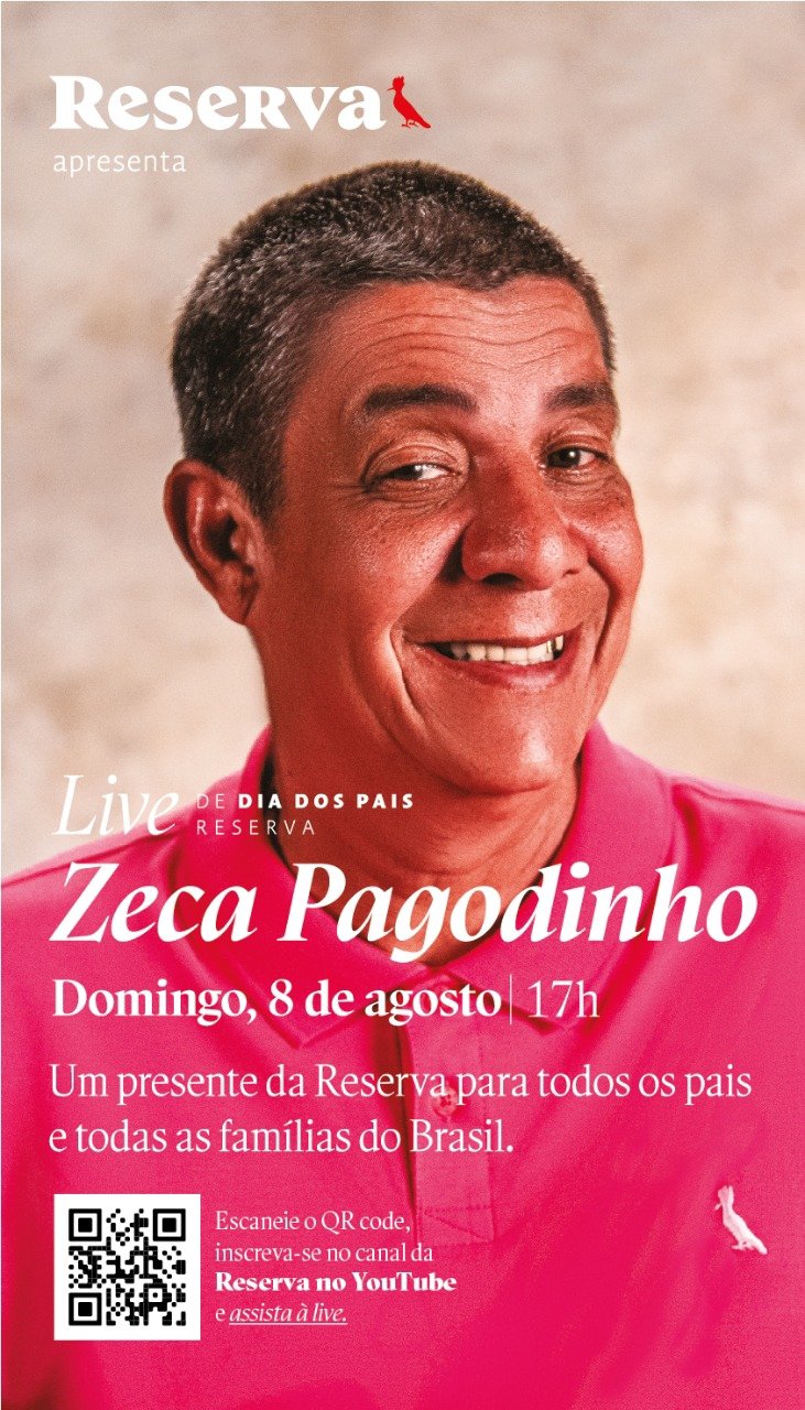 nho celebra Dia dos Pais com live especial no YT da Reserva