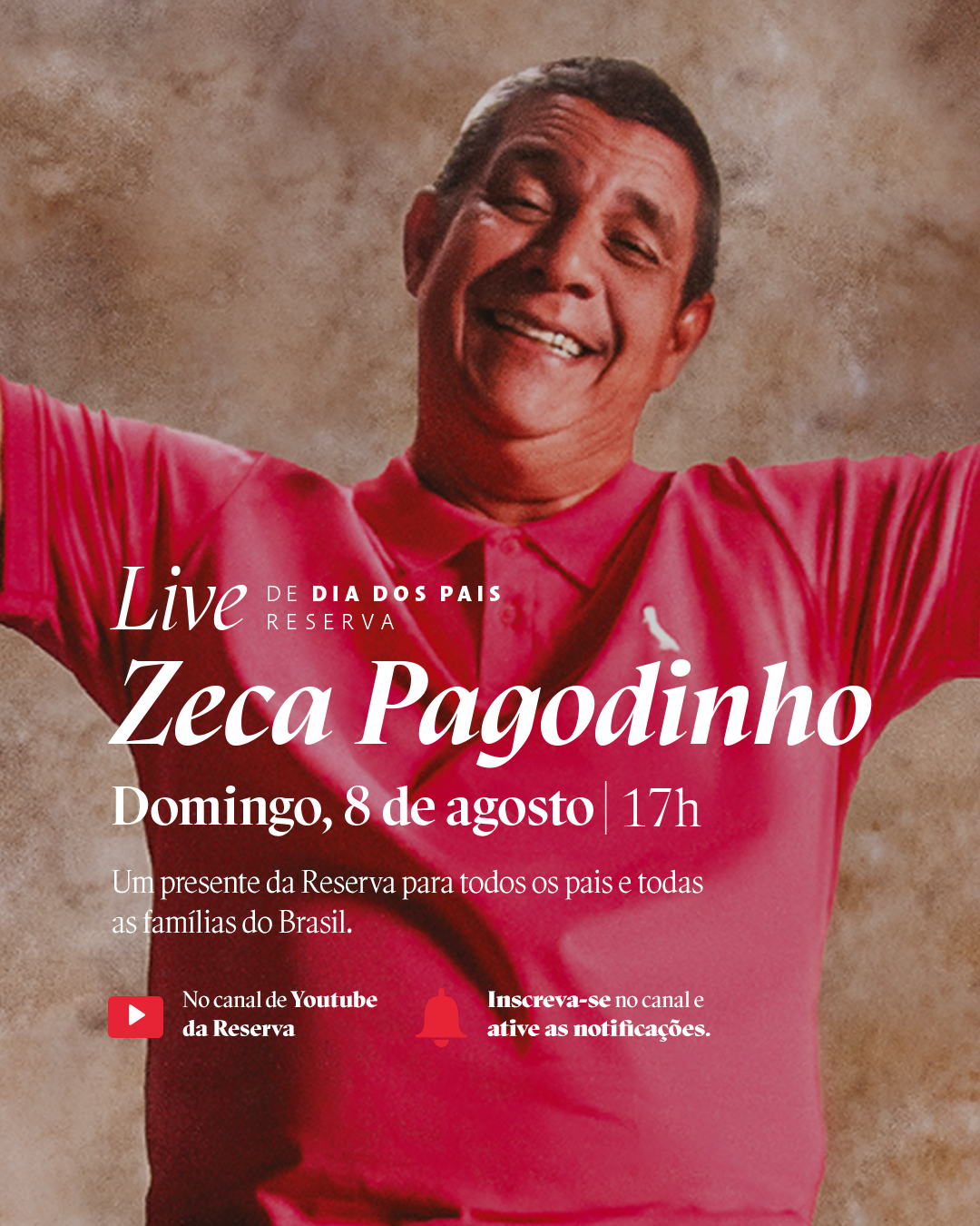 nho celebra Dia dos Pais com live especial no YT da Reserva - imagem 2