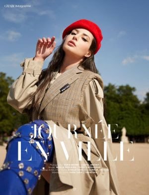 Noelle Nogueira é capa de revista francesa.