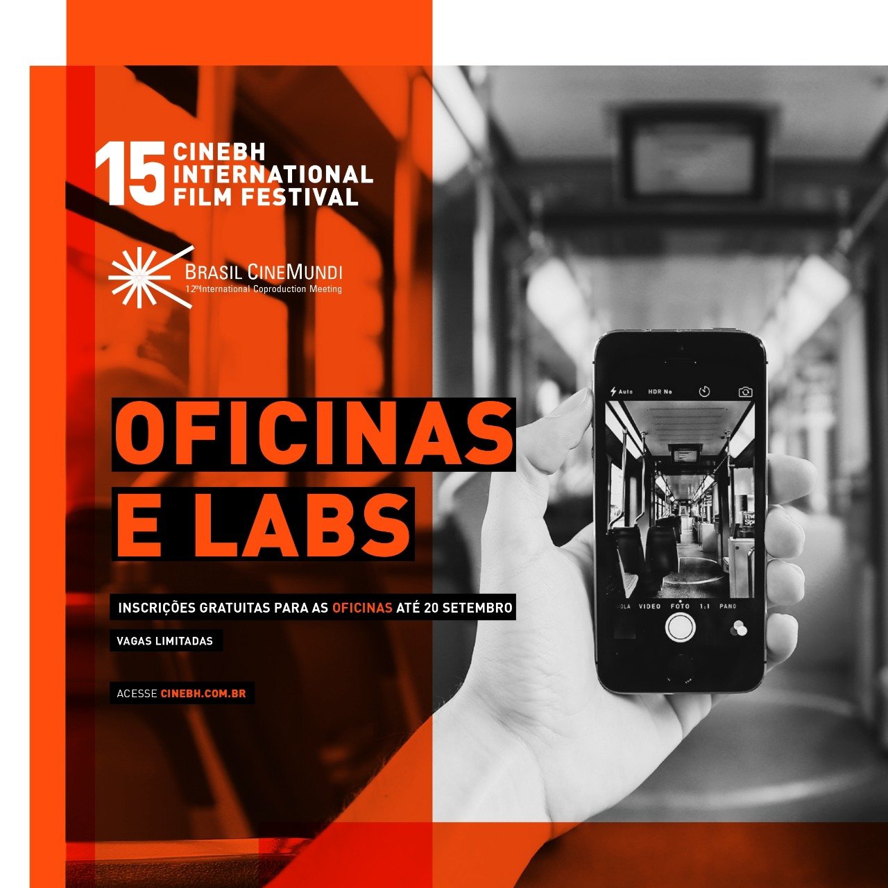 Inscrições abertas e gratuitas para Oficinas, Labs de Roteiro, Workshops e Masterclasses Internacionais da