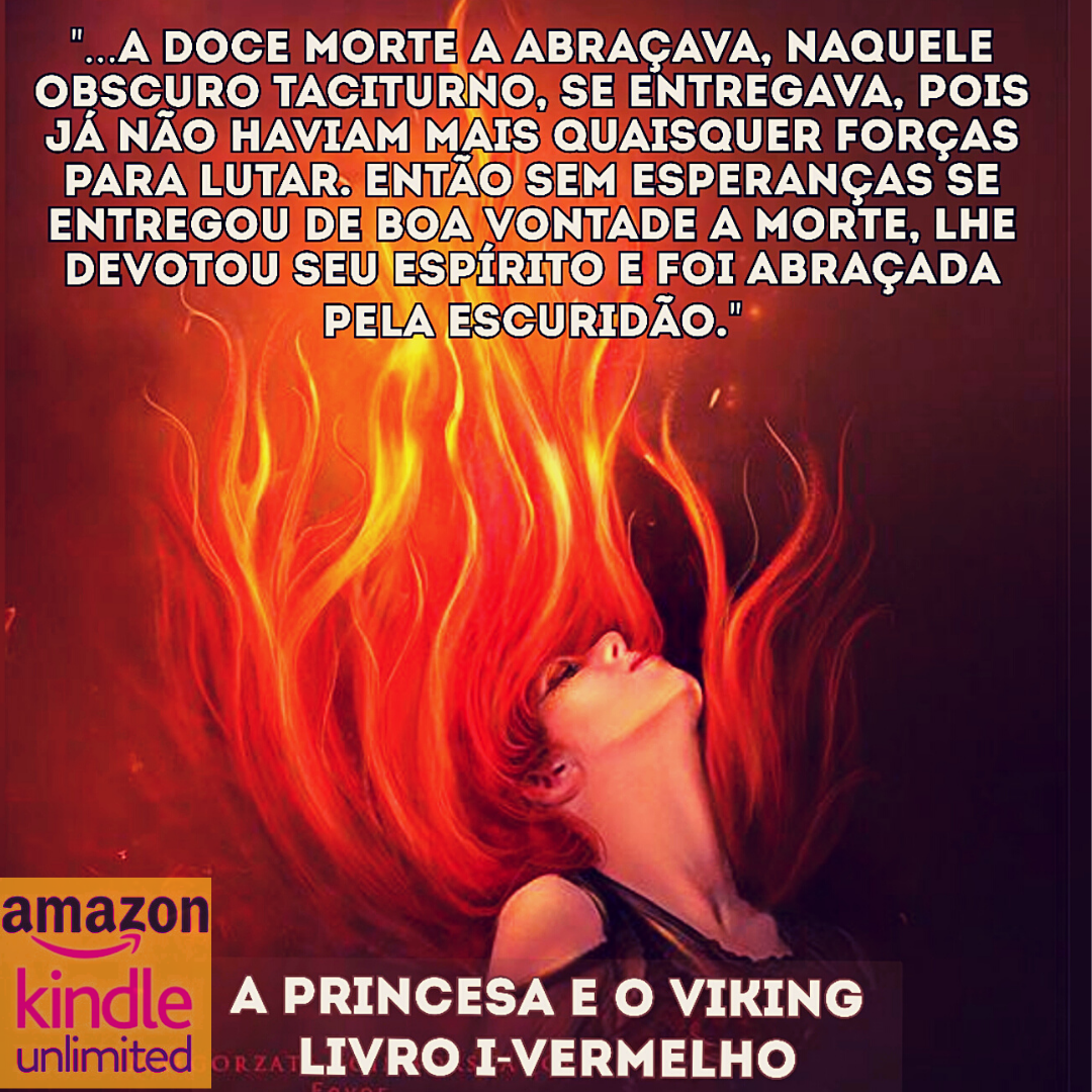 Dia Nacional do Livro : A PRINCESA E O VIKING LIVRO I-VERMELHO é romance nacional de aventura e fantasia. - imagem 2