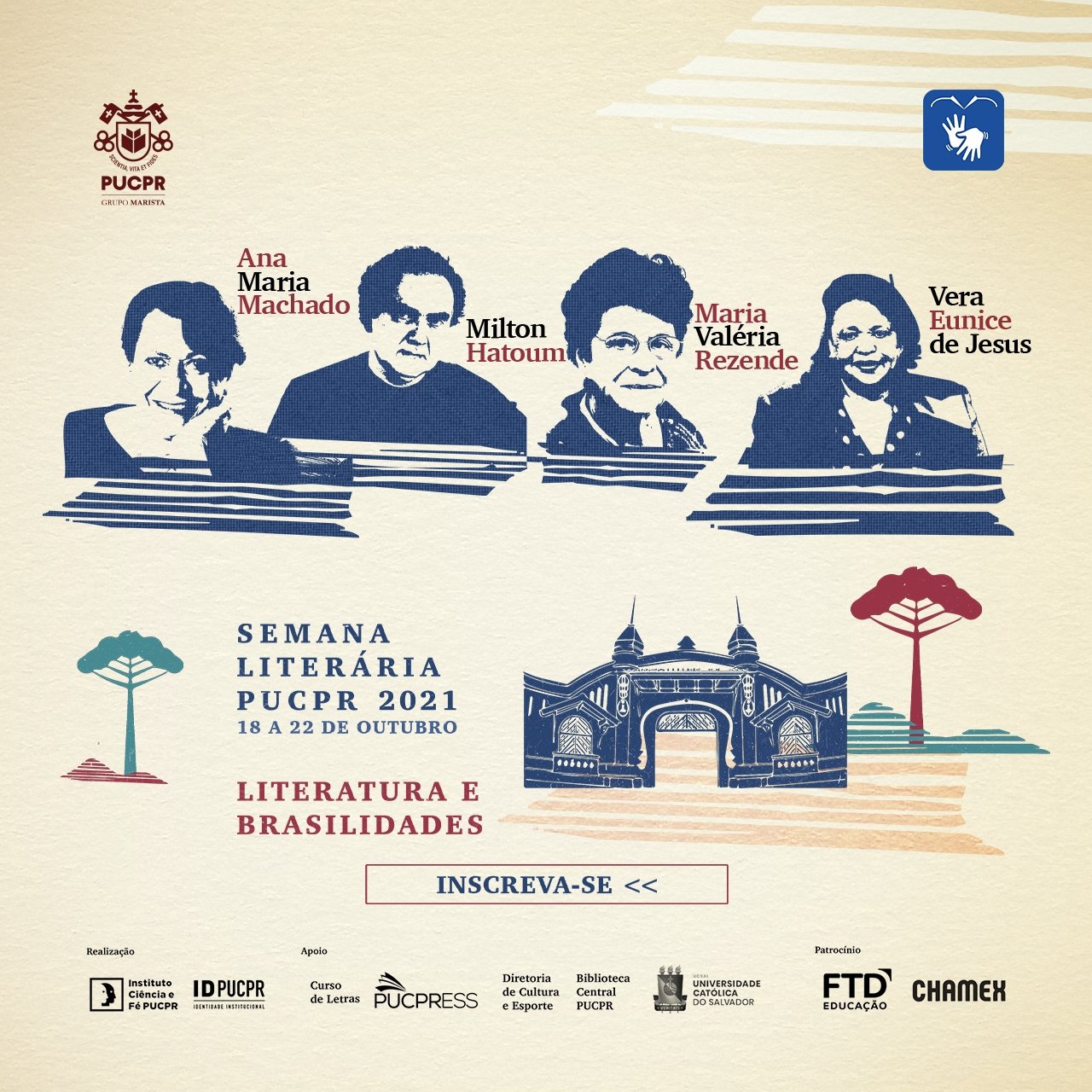 Milton Hatoum e Ana Maria Machado participam de Semana Literária online