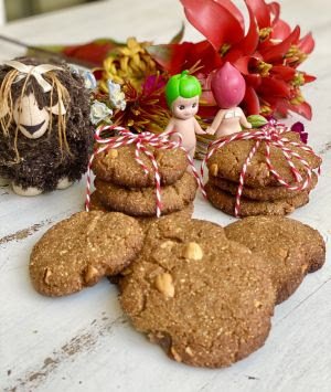 Cookies Natalinos de Castanha de Caju
