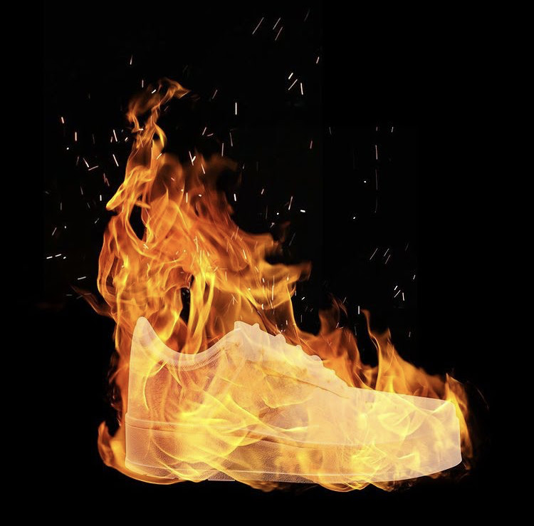 DeFash estreia na moda digital com o lançamento do tênis flamejante