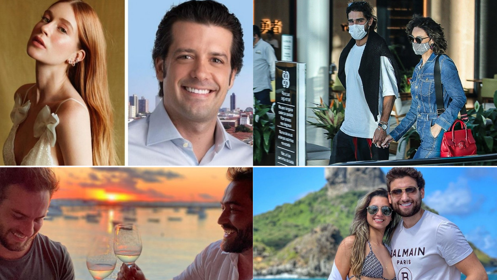 Famosos que assumiram romances em 2021