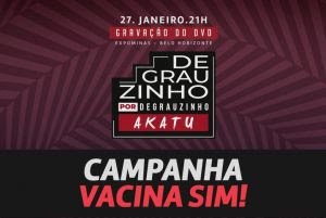 Evento de gravação do DVD do Grupo Akatu realiza campanha para incentivar a vacinação contra a Covid-19