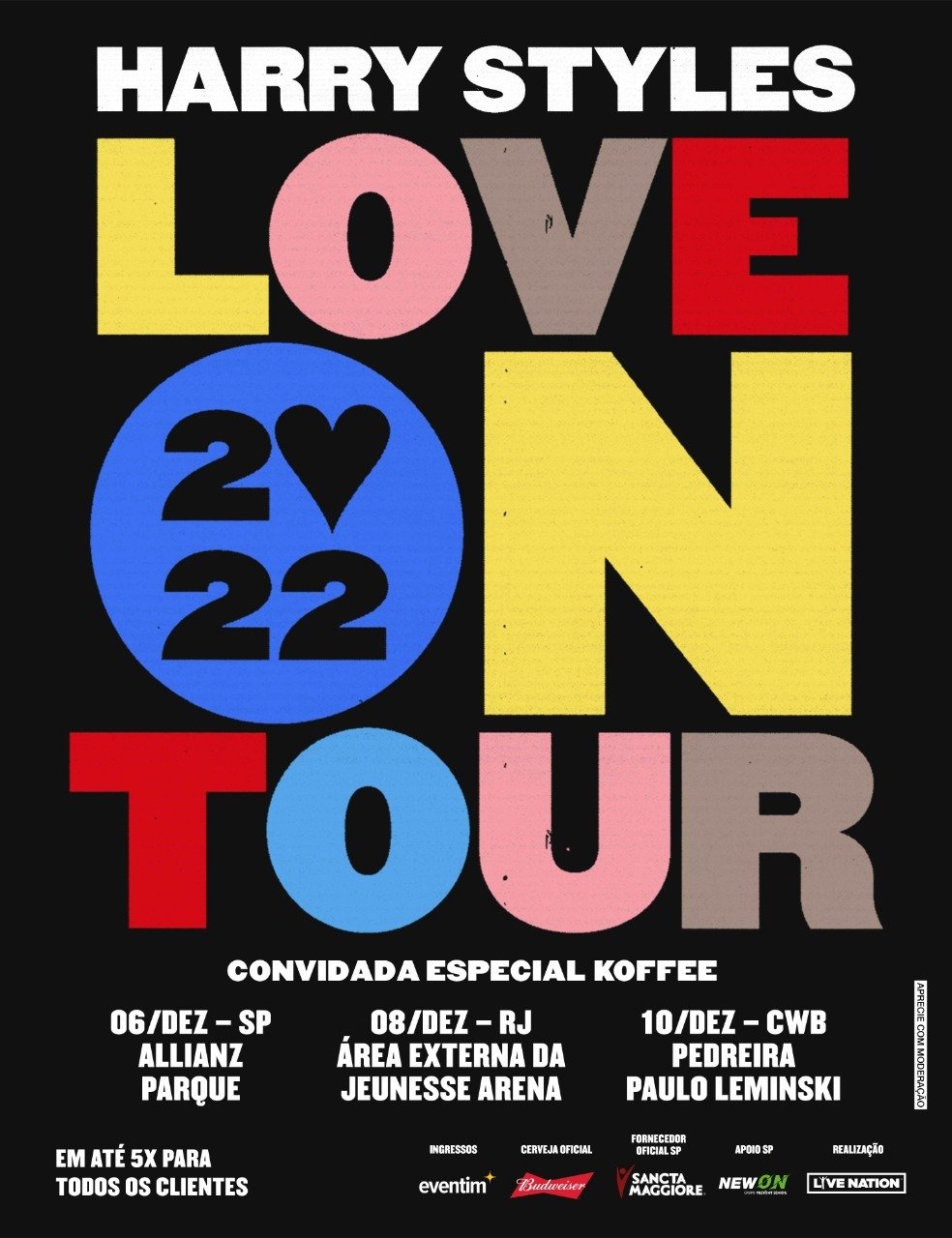 HARRY STYLES ANUNCIA REMARCAÇÃO DE SUA TURNÊ PARA 2022 + NOVAS DATAS, INCLUINDO SEUS PRIMEIROS SHOWS DE - imagem 2