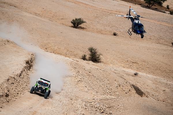 Líderes nos UTVs T4 do Dakar, Rodrigo Luppi/Maykel Justo foram os 2º mais rápidos da sexta Especial