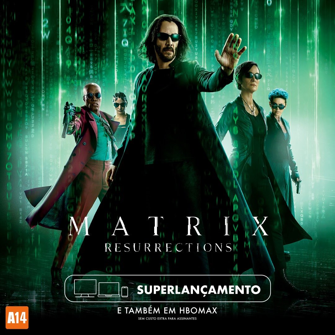 Warner Bros. lança Matrix Resurrections nas plataformas digitaiscom ações em redes sociais - imagem 2