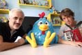 Juliano Prado, co-fundador da Bromélia Produções, e Marcos Luporini, sócio criador da Galinha Pintadinha