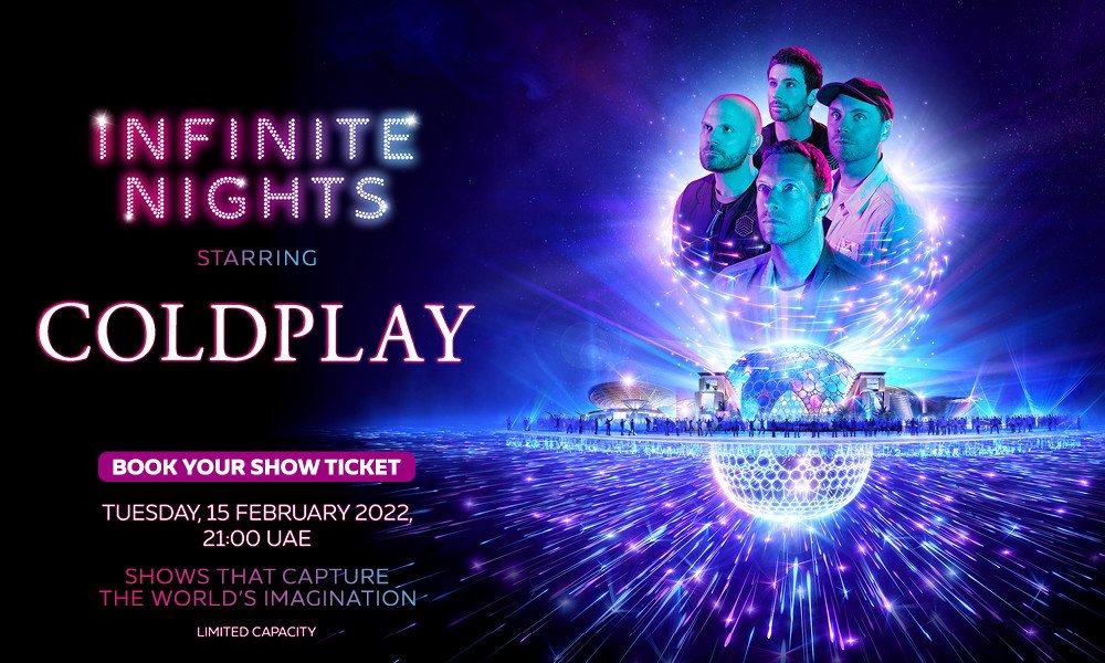 Com transmissão global, Coldplay fará show inédito na Expo 2020 Dubai na próxima semana