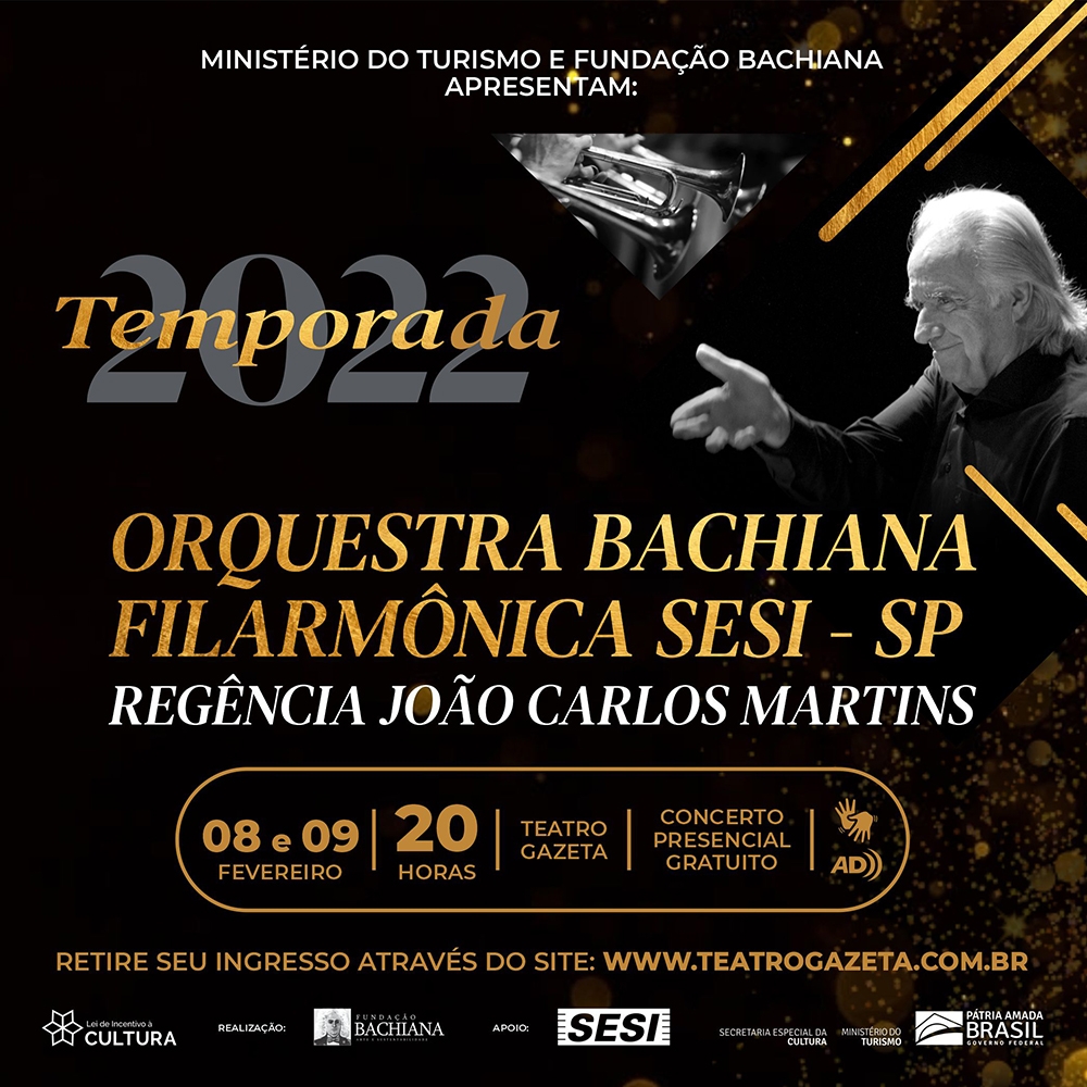 João Carlos Martins e Bachiana Filarmônica SESI-SP abrem temporada de concertos na capital paulista