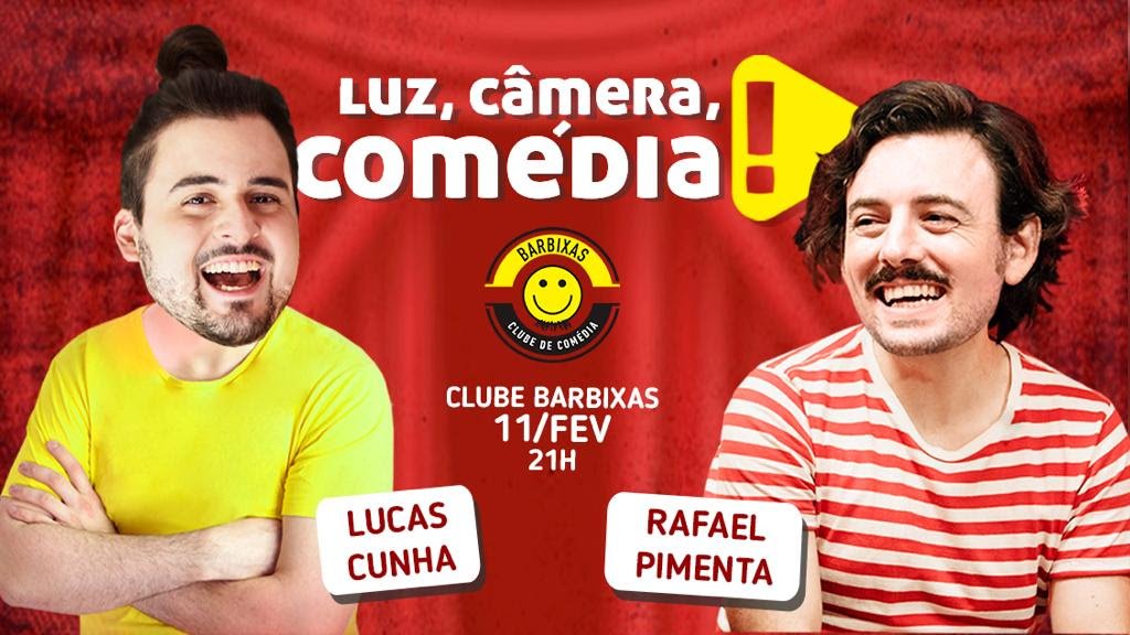 Lucas Cunha apresenta "Luz, Câmera, Comédia" em São Paulo