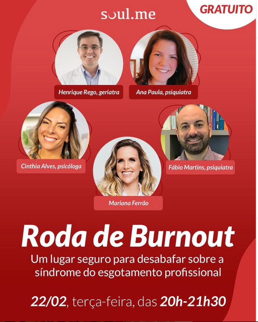 Mariana Ferrão promove roda de conversa para falar sobre a Síndrome de Burnout - imagem 2