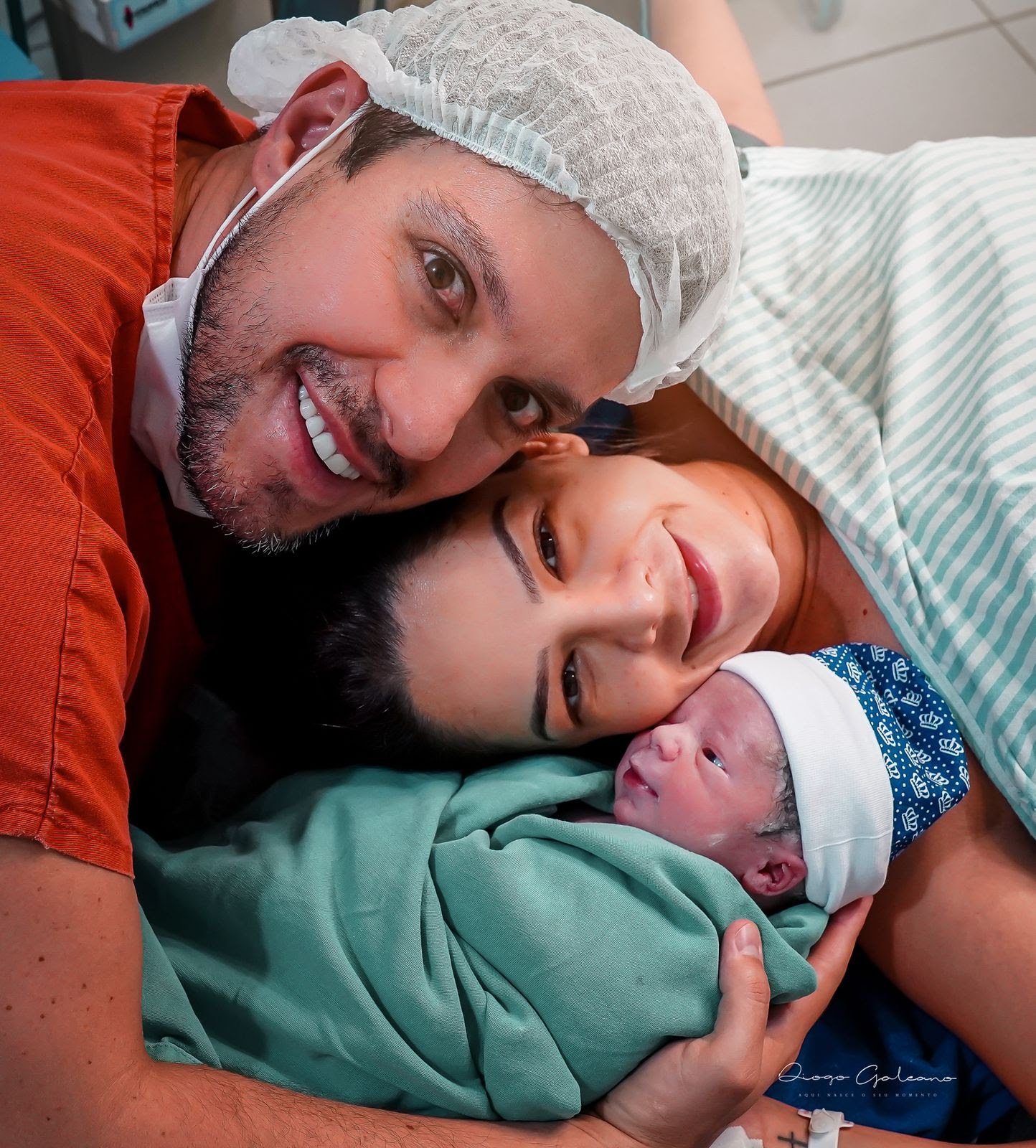 Martín, Maria e Rodolfo na “Hora de Ouro”