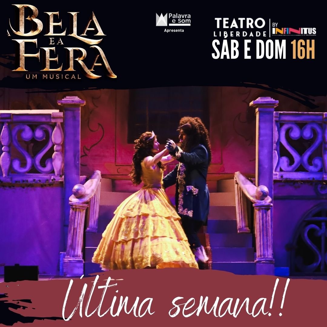 Musical “A Bela e a Fera – Um Musical” encerra temporada em São Paulo