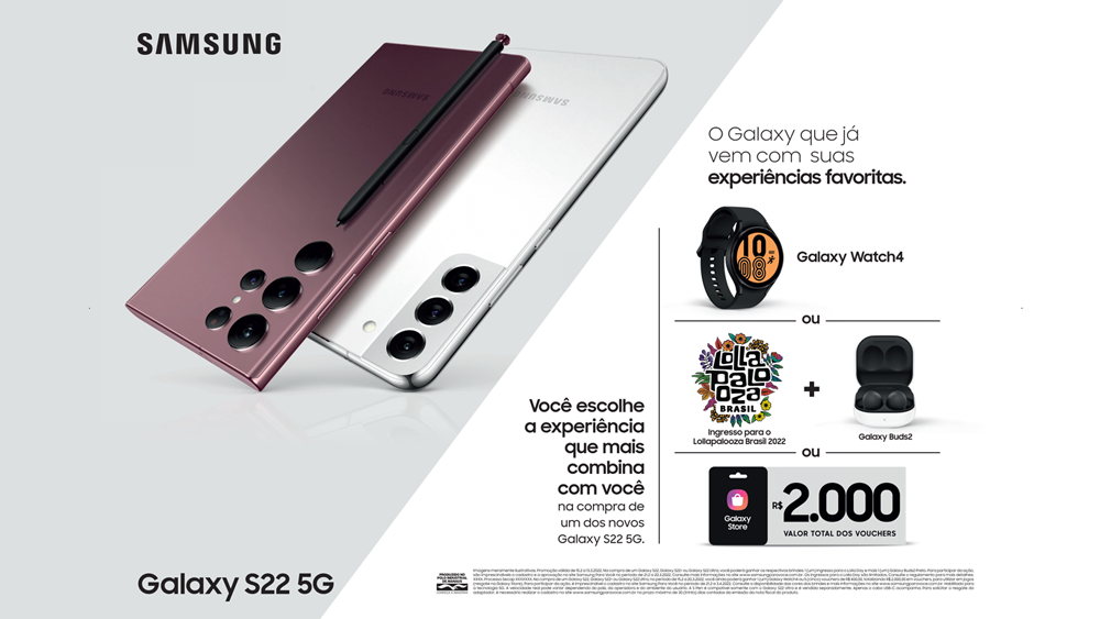 Samsung apresenta linha Galaxy S22 5G no Brasil