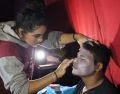 Artistas se preparam para o espetáculo
