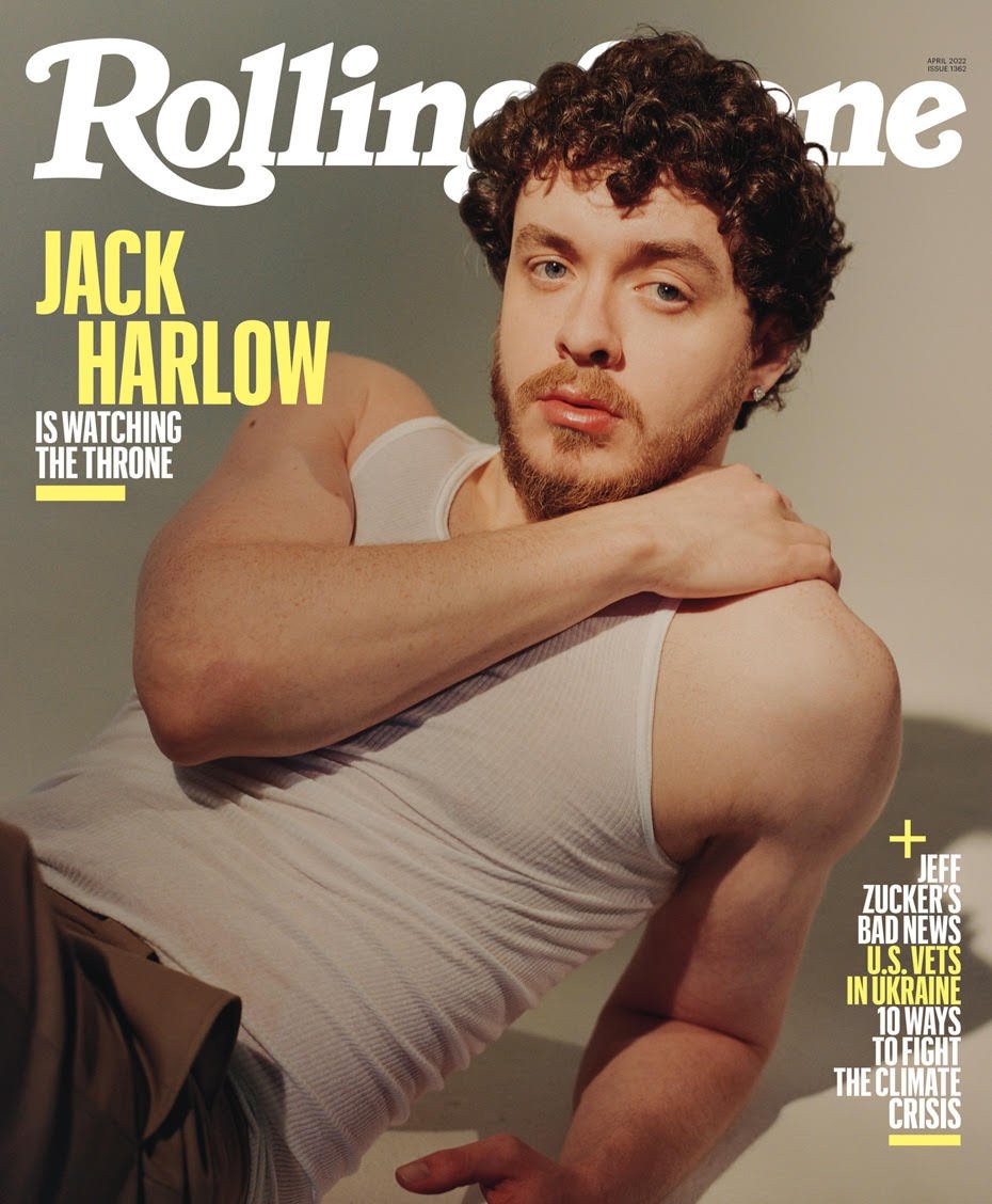 ESTRELA DA CAPA DA ROLLING STONE DE ABRIL, JACK HARLOW ANUNCIA LANÇAMENTO DO ÁLBUM "COME HOME THE KIDS MISS - imagem 2