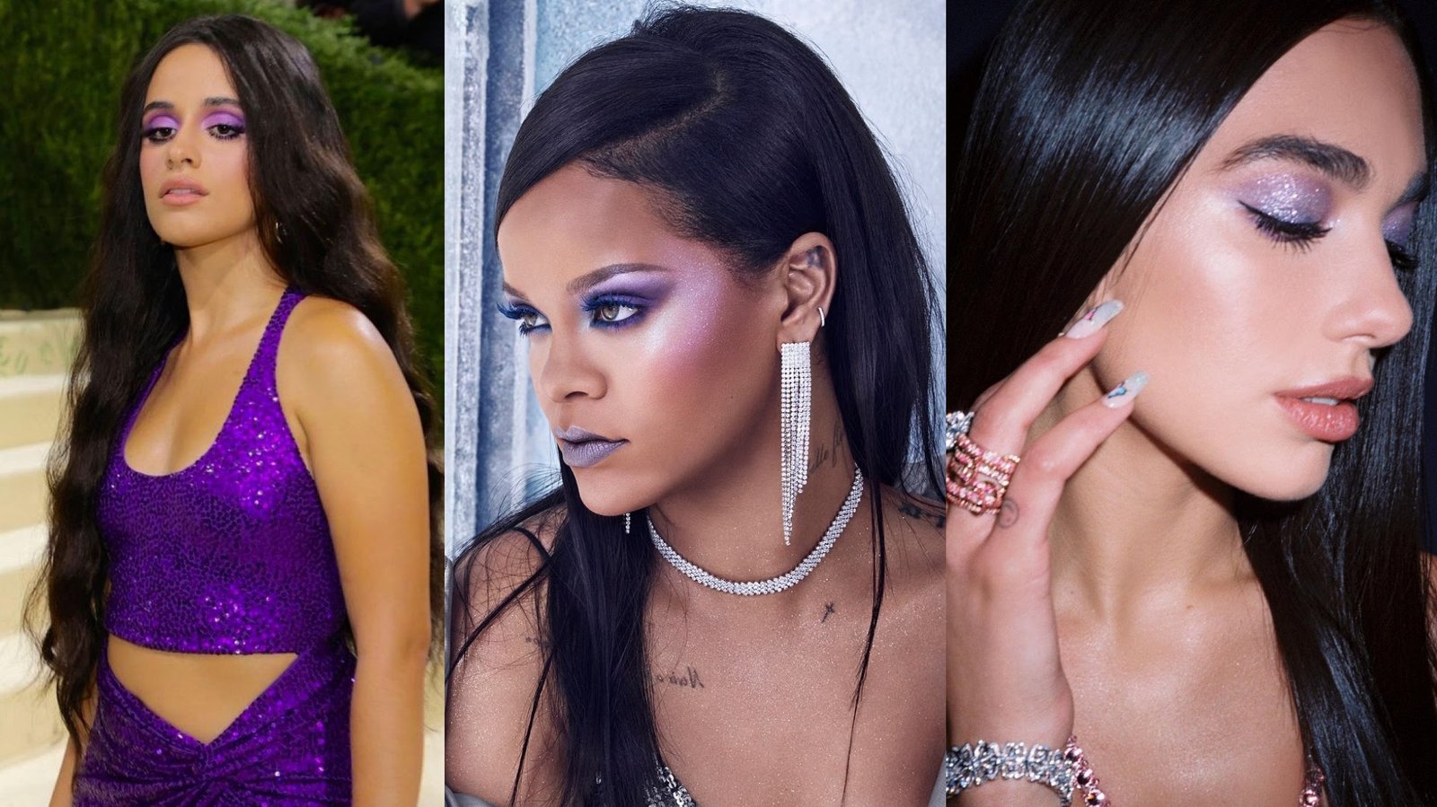 Invasão do roxo! Priscila Miguel, especialista em beleza, fala sobre o uso da cor nas makes que tem