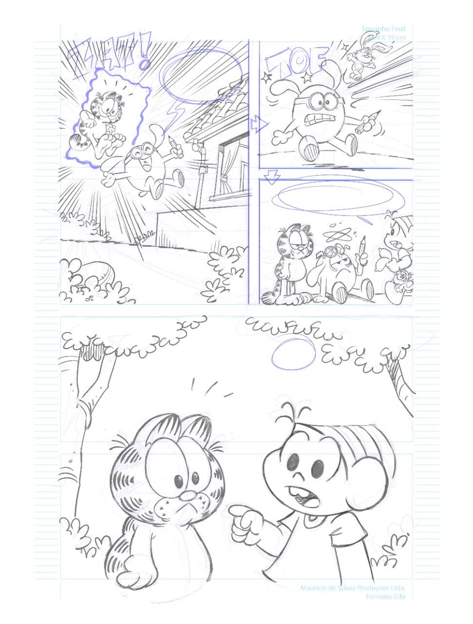 Lançamento: Turma da Mônica encontra Garfield em nova HQ da Panini - imagem 7