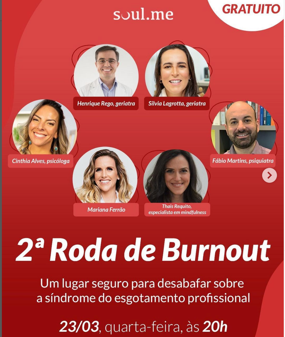 Mariana Ferrão promove segunda edição da roda de conversa sobre a Síndrome de Burnout - imagem 2