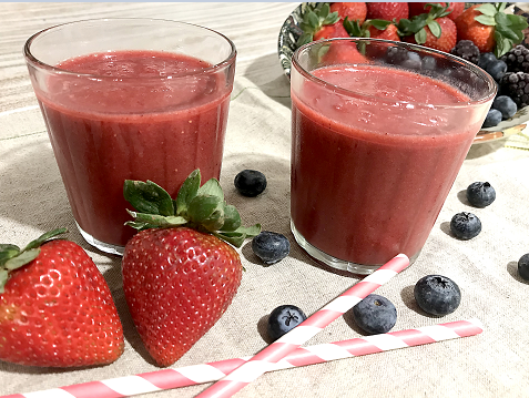 Smoothie de Morango Zero Lactose e Zero Açúcar