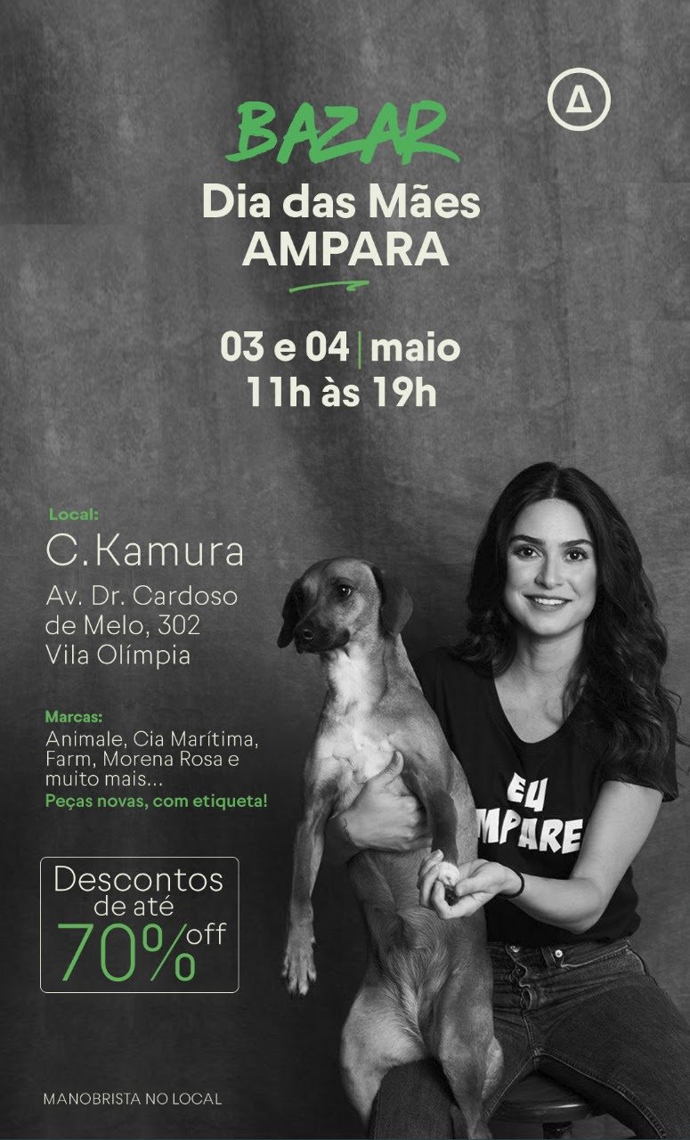 AMPARA Animal lança o Bazar deDia das Mães 2022