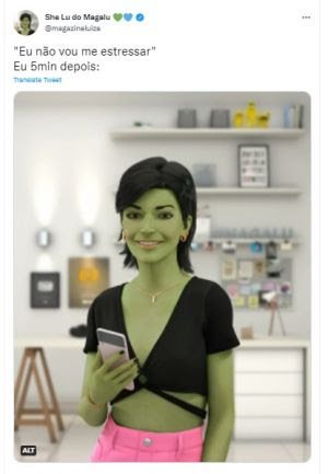 Lu vira meme com série da Marvel e muda seu nome no Twitter para "She Lu, do Magalu" - imagem 2