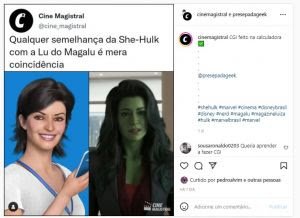 Lu vira meme com série da Marvel e muda seu nome no Twitter para "She Lu, do Magalu" - imagem 3