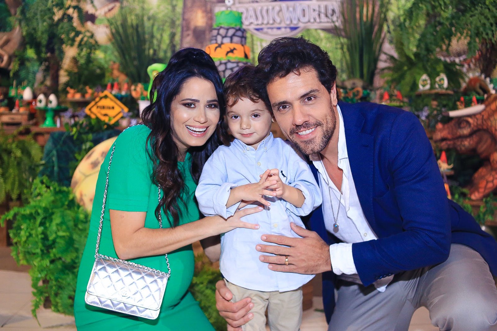 Thiago Arancam e Aline Frare celebram os três anos do pequeno Francisco