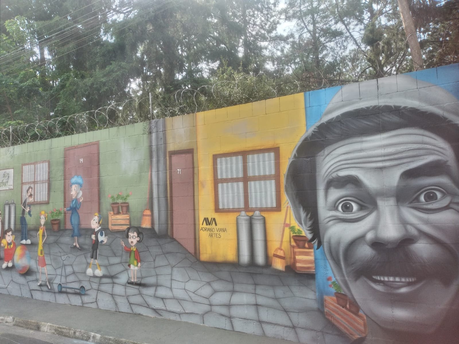 Aviso de pautaMoradores de São Bernardo inauguram mural artístico em homenagem a Salvador Arena como parte de - imagem 11