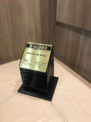 Mauricio de Sousa recebe o Prêmio Faz Diferença na categoria Audiovisual