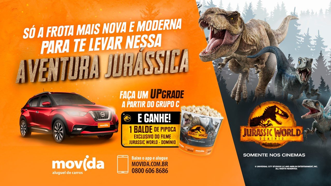 Movida se junta a Universal Pictures para ação com Jurassic World Domínio - imagem 2
