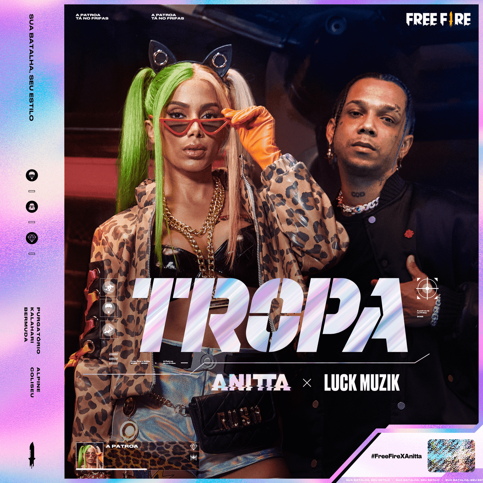 TROPA: ANITTA PROTAGONIZA CENAS DE AÇÃO EM NOVO CLIPE
