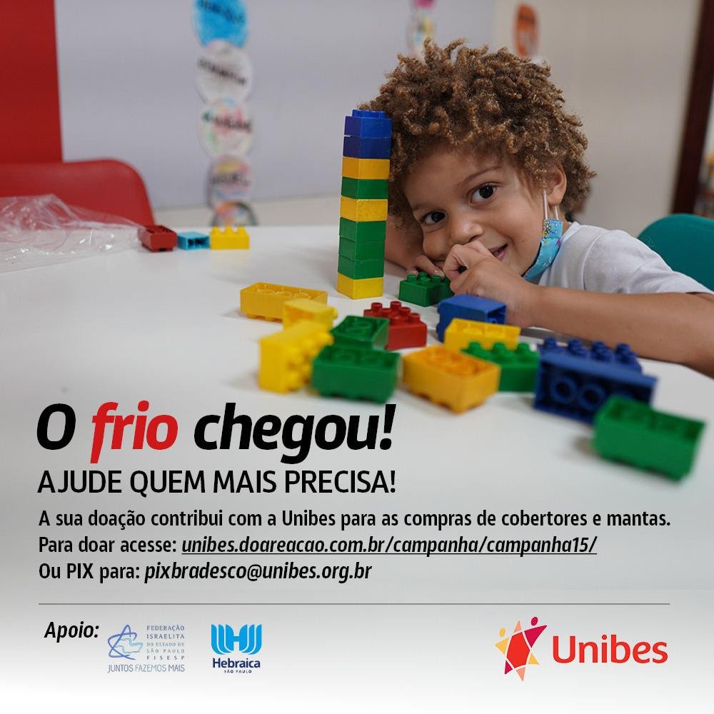 Unibes recebe doações para campanha Inverno Solidário