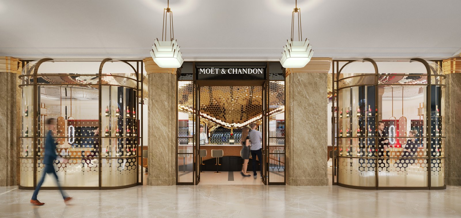 ALGO ESTÁ BORBULHANDO: NOVOMOËT & CHANDON CHAMPAGNE BAR NA HARRODS, LONDRES