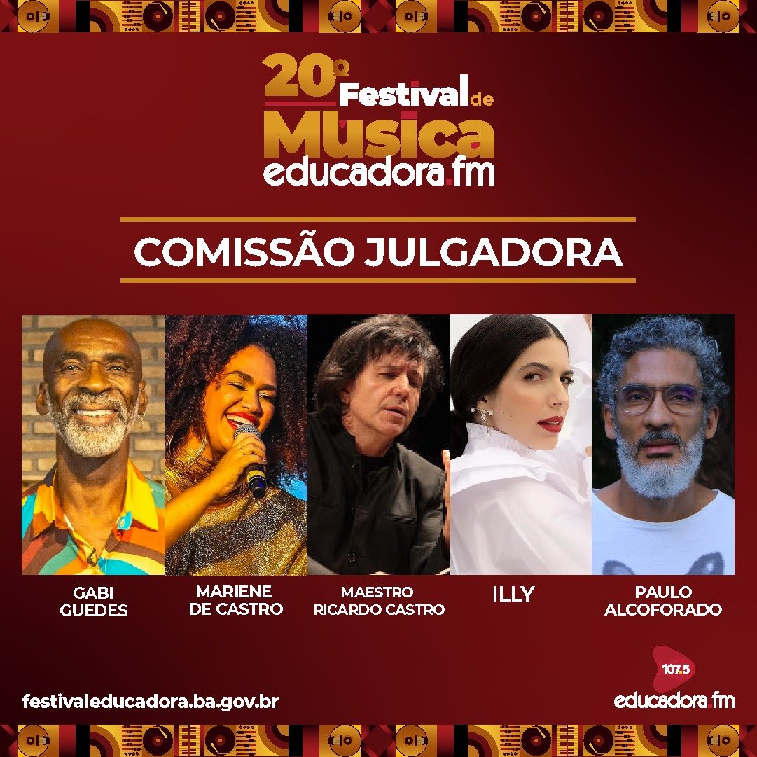Educadora FM anuncia jurados do 20º Festival de Música