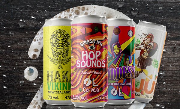 Embalagens criativas e únicas consagram parceria entre ØL Beer e Pontodesign