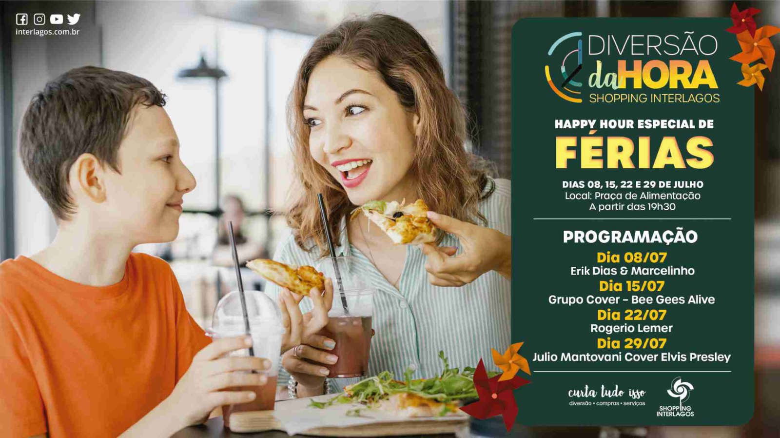 Mês de Férias: Shopping Interlagos tem agenda de shows musicais gratuitos ao longo de julho