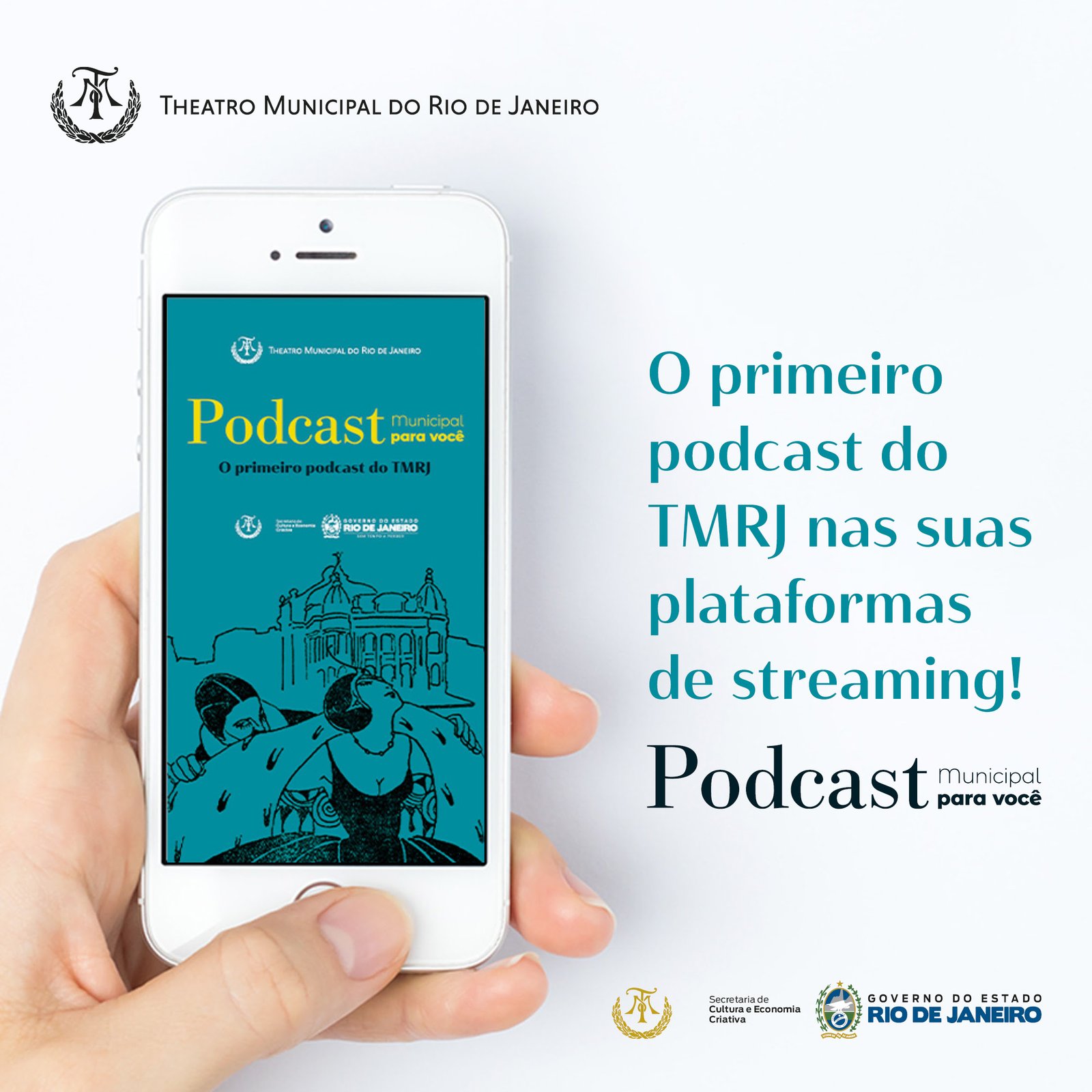 Municipal para você é o novo projeto de podcasts do Theatro Municipal RJ que abre espaço para o diálogo entre - imagem 3