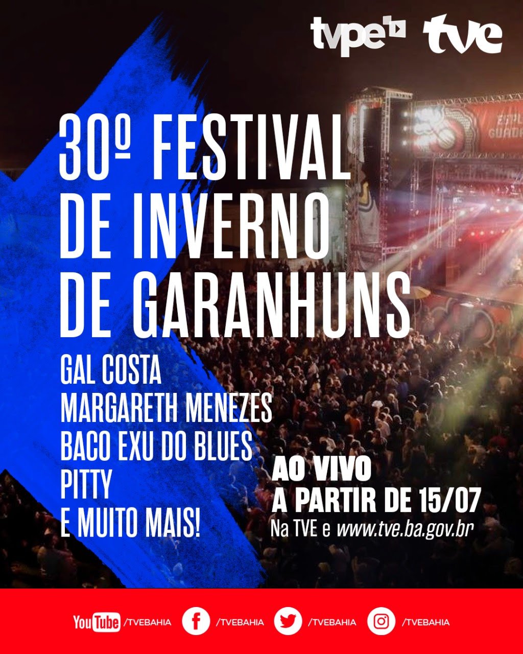 Shows do Festival de Inverno de Garanhuns na TVE