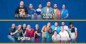 Vai dar Samba com Sorriso Maroto, Ferrugem, Di Propósito e Akatu no Mineirão