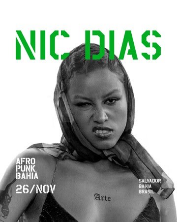 AFROPUNK Bahia traz a rapper paraense Nic Dias como atração para sua festividade ancestral